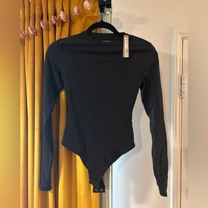 Skims Fits Everybody long sleeve crew neck bodysuit